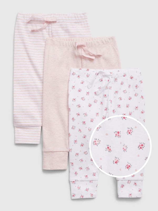 GAP GAP Baby sweatpants mix organic, 3 pcs - Girls