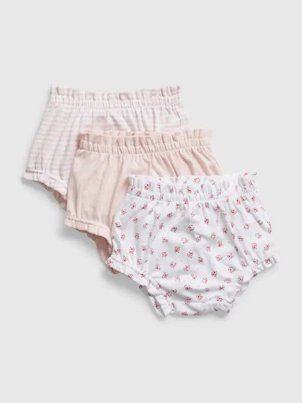 GAP GAP Baby Wind-On Shorts, 3pcs - Girls