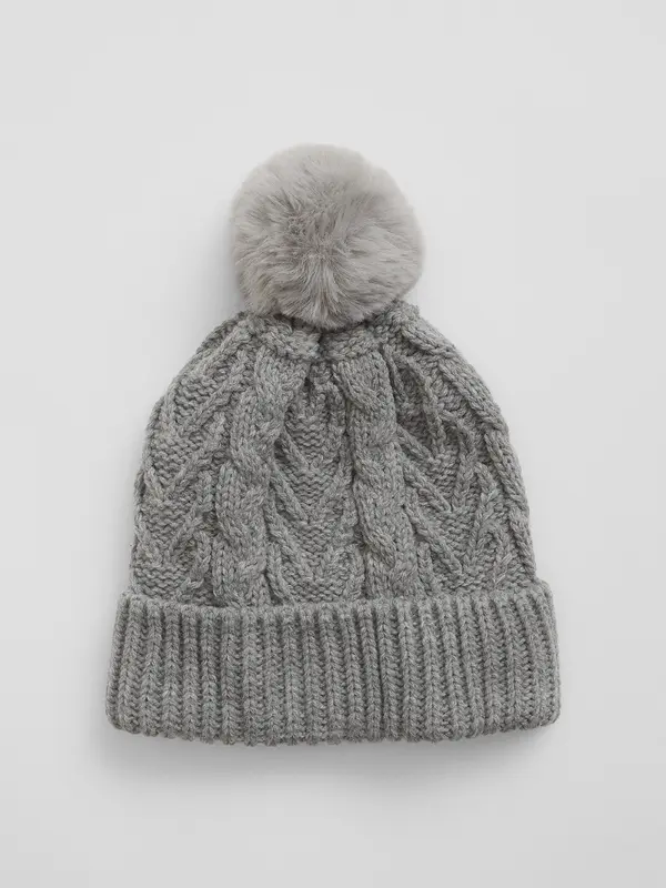 GAP GAP Beanie with pompom - Girls