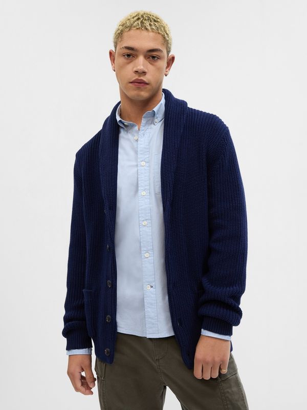 GAP GAP Cardigan with scarf collar - Men