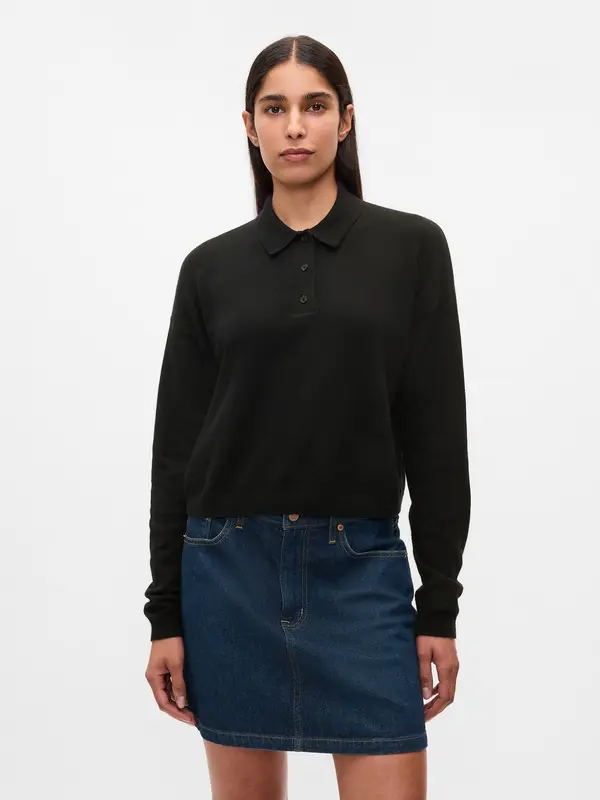 GAP GAP CashSoft Polo Sweater - Women's
