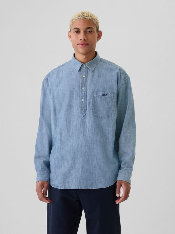 GAP GAP Chambray shirt with logo - Men