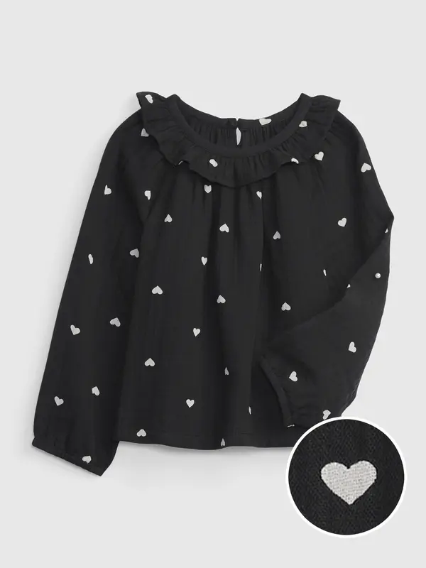 GAP GAP Children's Blouse with Hearts - Girls