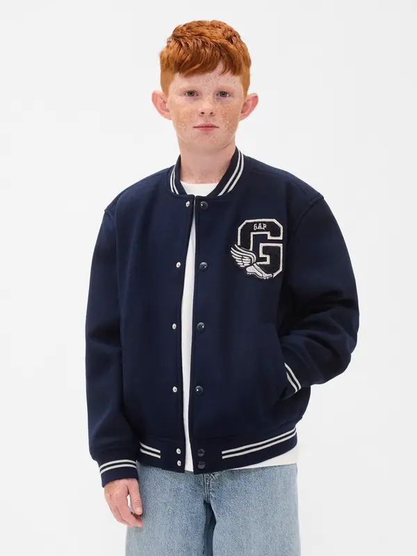 GAP GAP Children's Bomber Jacket with Logo - Boys