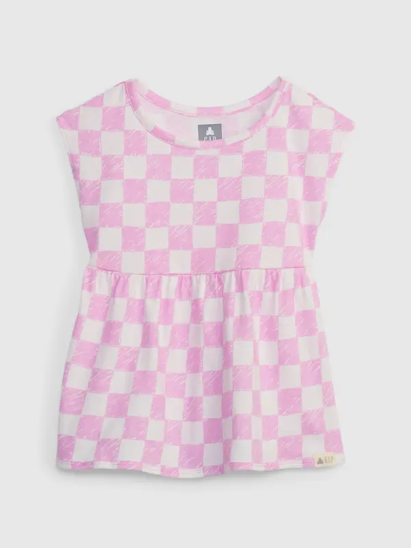 GAP GAP Children's Chessboard Top Organic - Girls