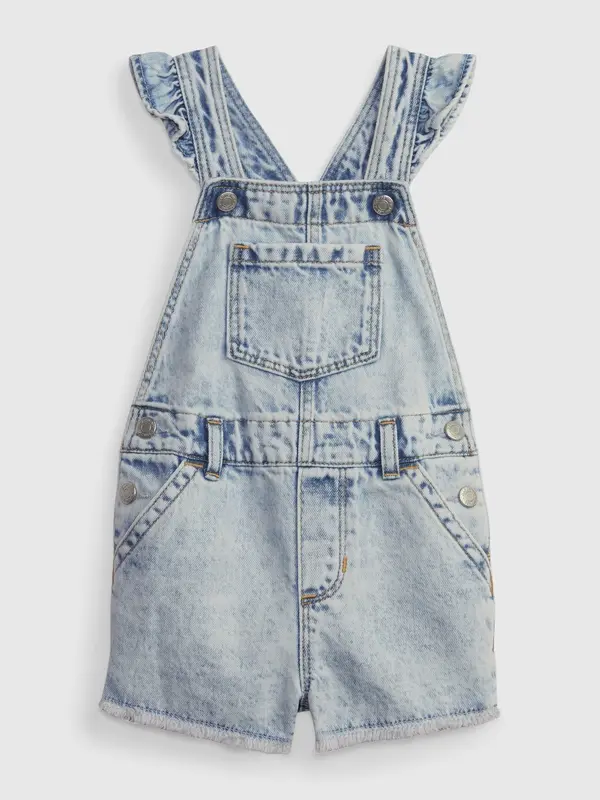 GAP GAP Children's Denim Bib Shorts - Girls