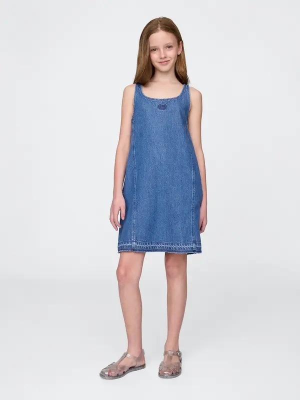 GAP GAP Children's denim dress UltraSoft Americana - Girls