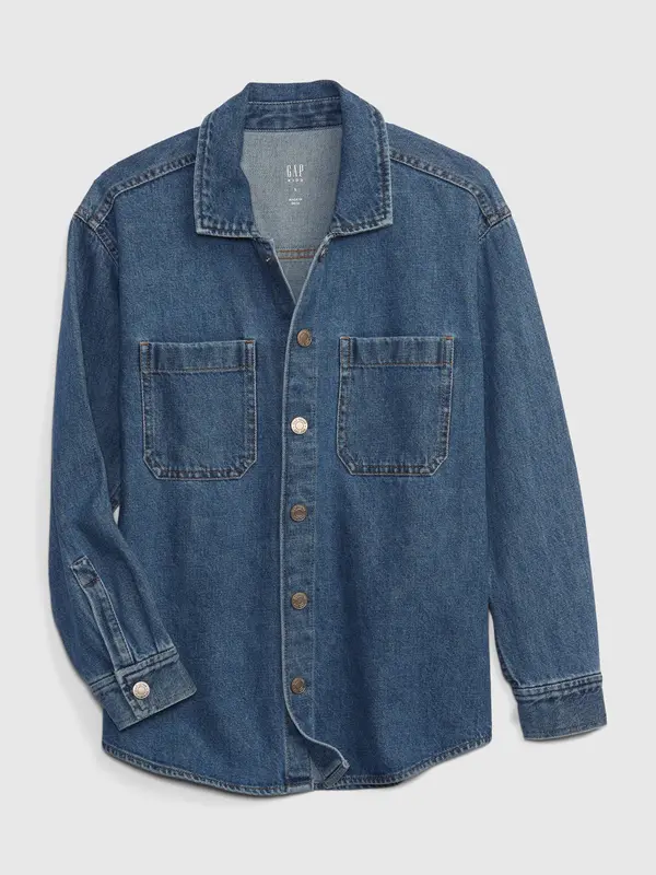 GAP GAP Children's Denim Shirt Oversized - Boys