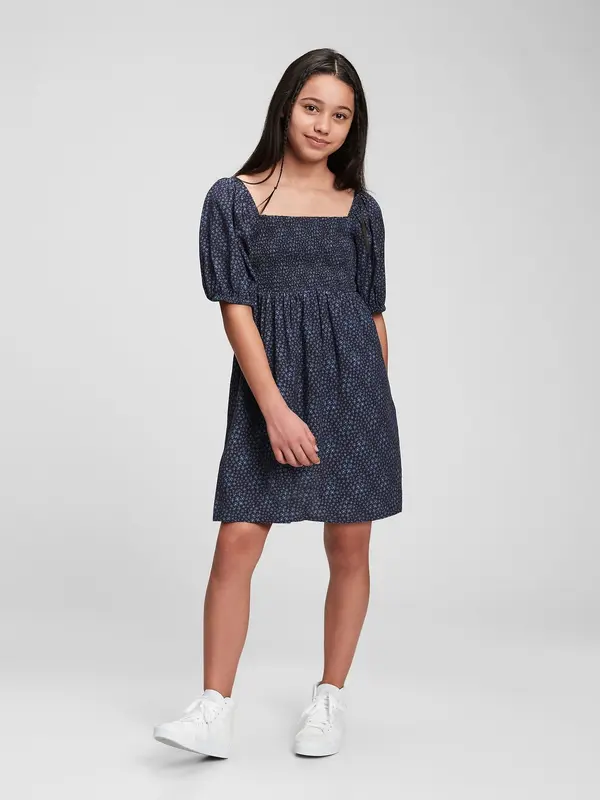 GAP GAP Children's Dress Woven Smocked Dress - Girls