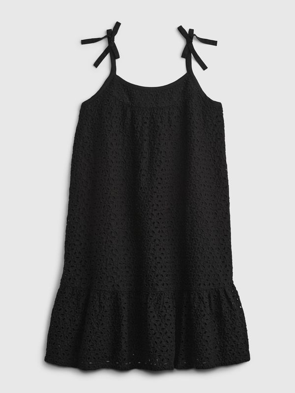 GAP GAP Children's Eyelet Trapeze Dress - Girls