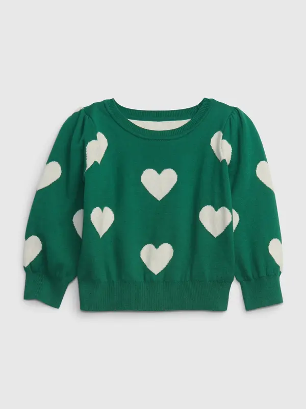 GAP GAP Children's Heart Pattern Sweater - Girls