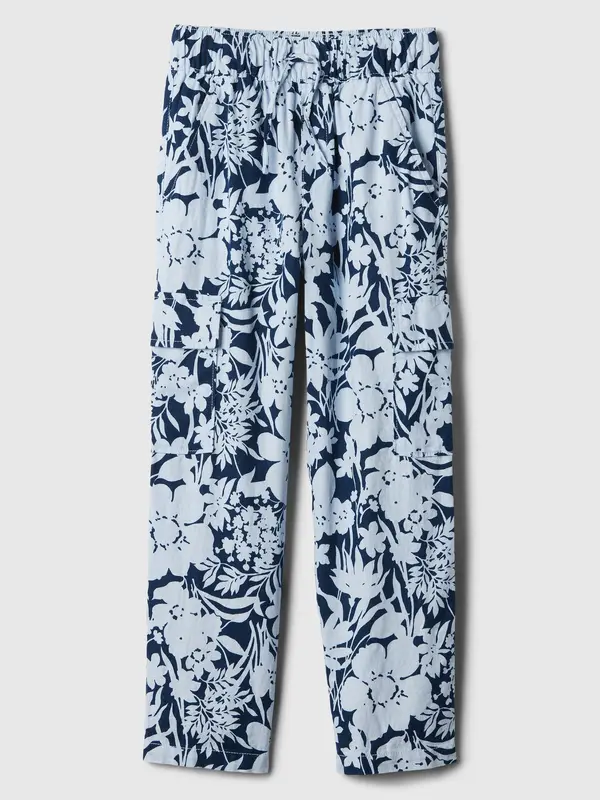 GAP GAP Children's Linen Cargo Trousers - Girls