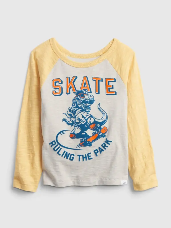 GAP GAP Children's Long Sleeve Graphic T-Shirts - Boys