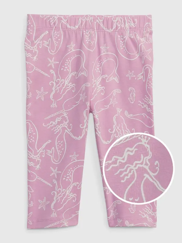 GAP GAP Children's Organic Capri Leggings Pattern - Girls