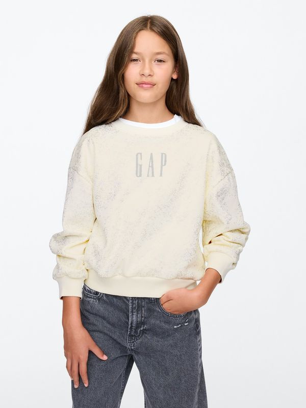 GAP GAP Children's oversize sweatshirt with logo - Girls