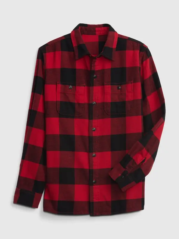 GAP GAP Children's Plaid Flannel Shirt - Boys