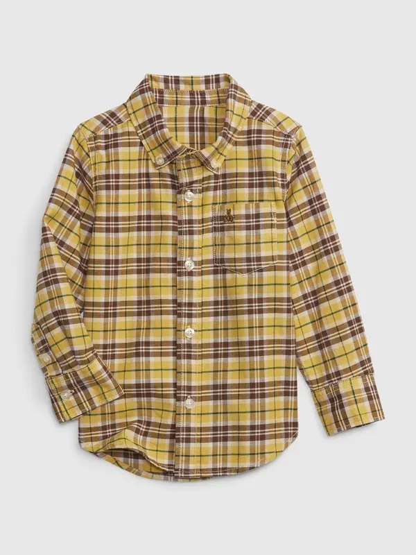 GAP GAP Children's Plaid Oxford Shirt - Boys