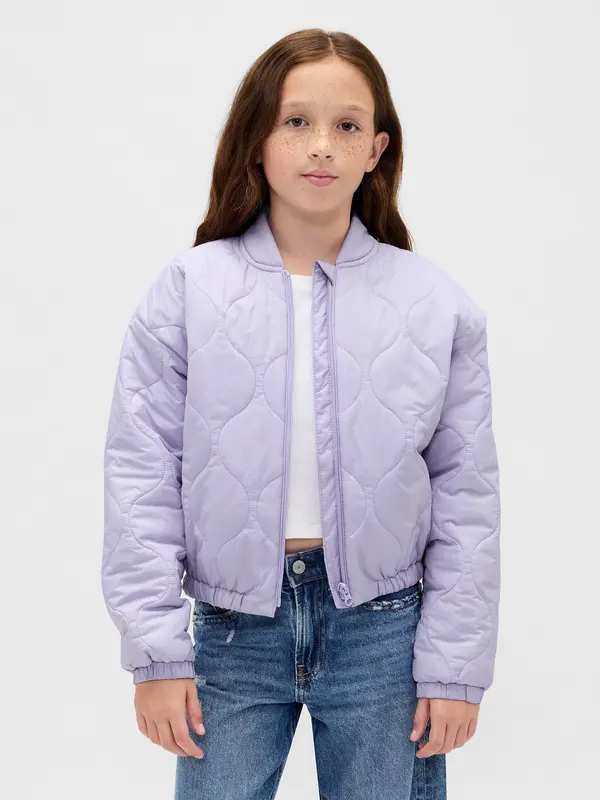 GAP GAP Children's Quilted Waterproof Jacket PrimaLoft® - Girls