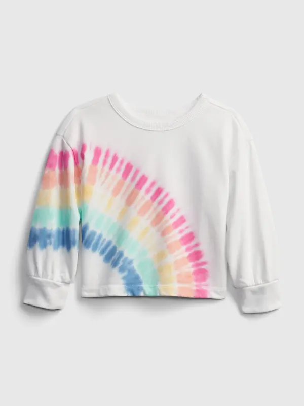 GAP GAP Children's Rainbow Tie Dy Sweatshirt - Girls