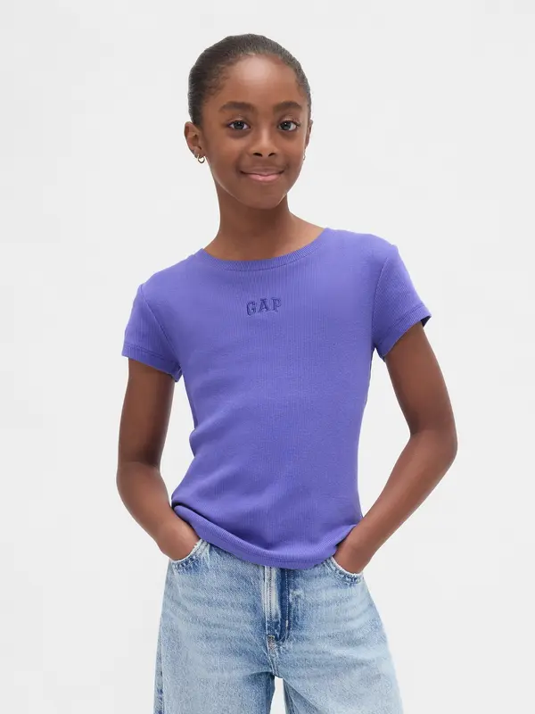 GAP GAP Children's Ribbed T-Shirt - Girls