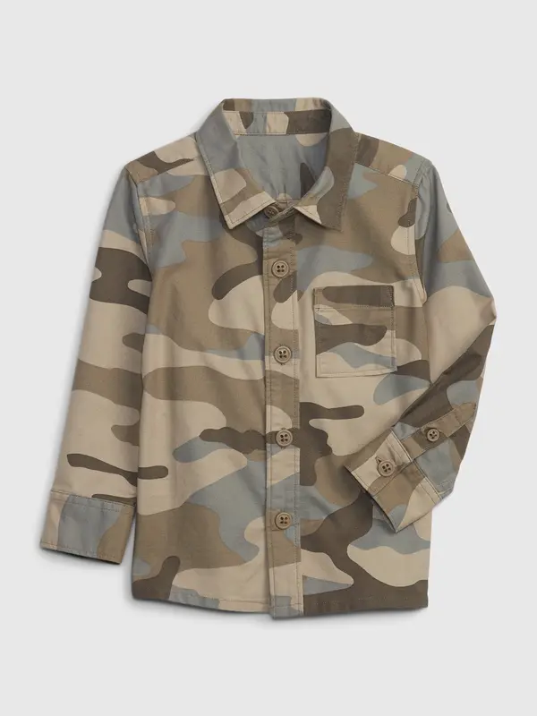 GAP GAP Children's Shirt with Army Pattern - Boys