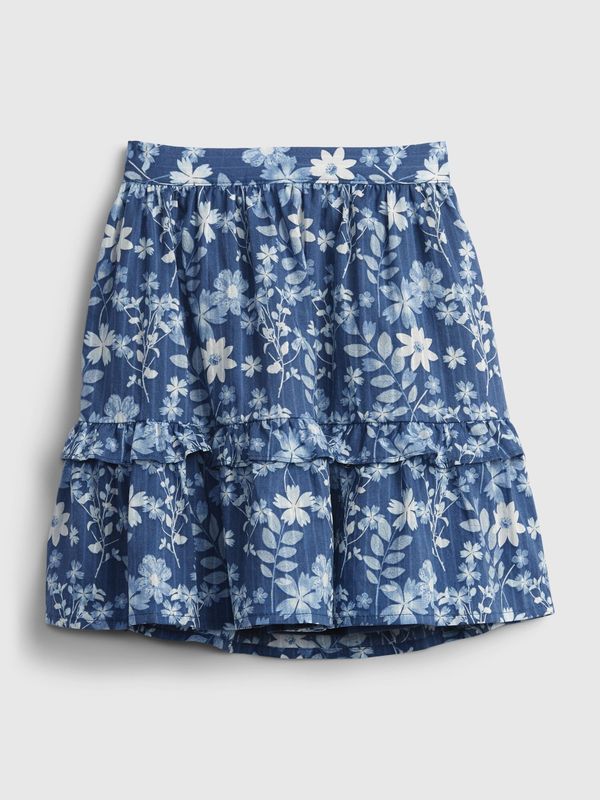 GAP GAP Children's skirt floral midi skirt - Girls