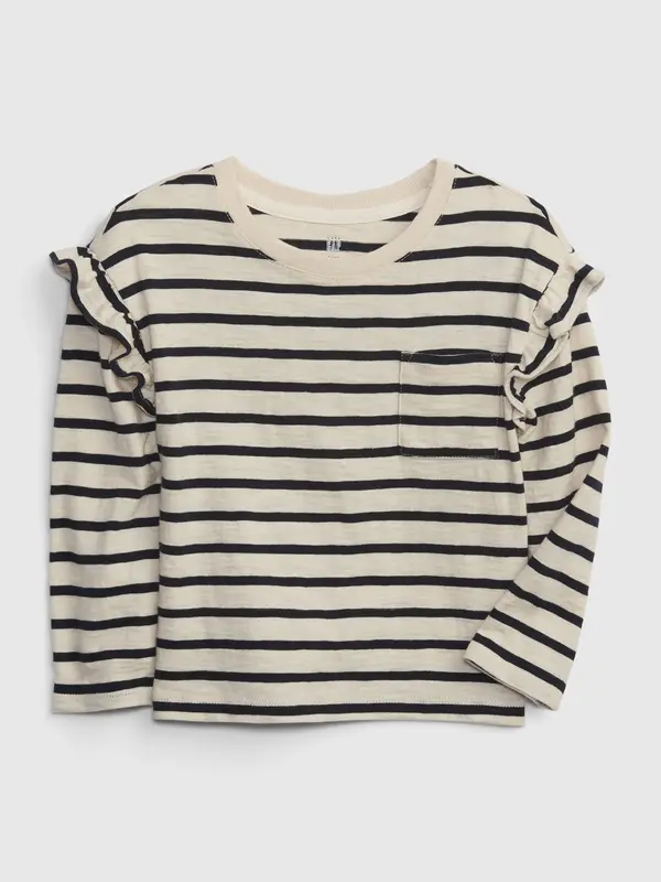 GAP GAP Children's Striped T-Shirt Organic - Girls