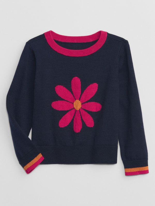 GAP GAP Children's sweater with flower - Girls