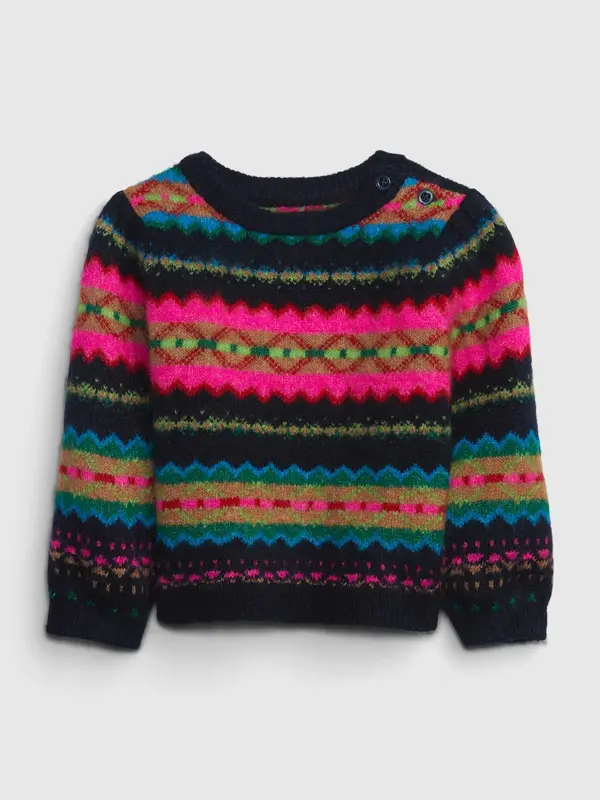 GAP GAP Children's Sweater with Norwegian Pattern - Girls