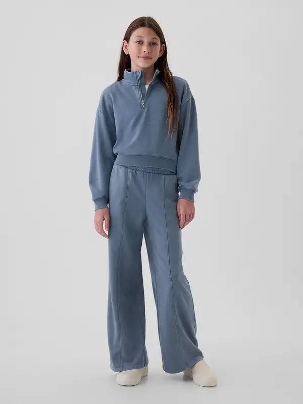 GAP GAP Children's Sweatpants Wide-Leg VintageSoft - Girls