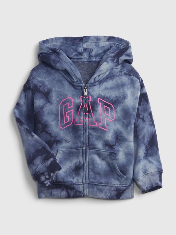 GAP GAP Children's Sweatshirt Logo Tie-Dye Hoodie - Girls