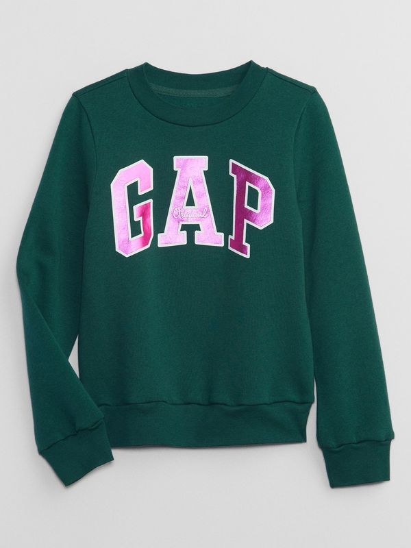 GAP GAP Children's sweatshirt with metallic logo - Girls