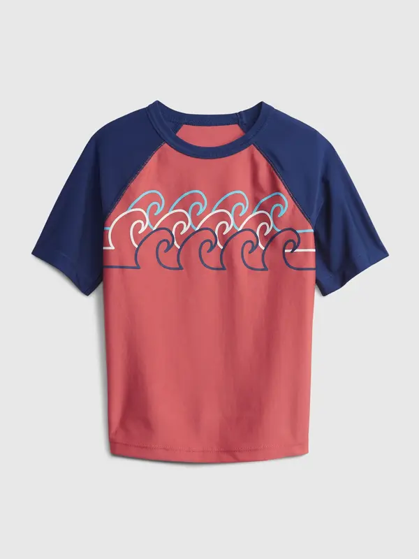 GAP GAP Children's Swimsuit Top Graphic Crew - Boys