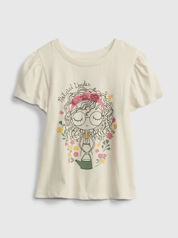GAP GAP Children's T-Shirt Bea Fash Graphic T-Shirt - Girls