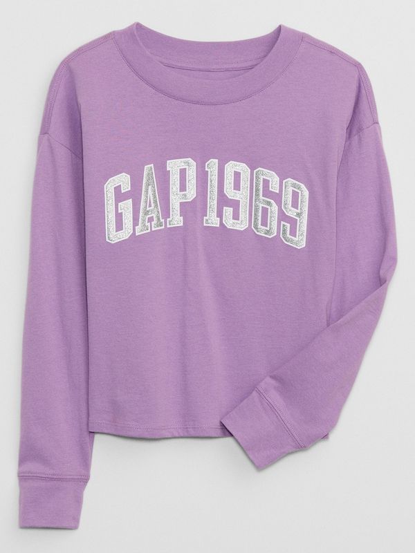 GAP GAP Children's T-shirt with metallic logo - Girls