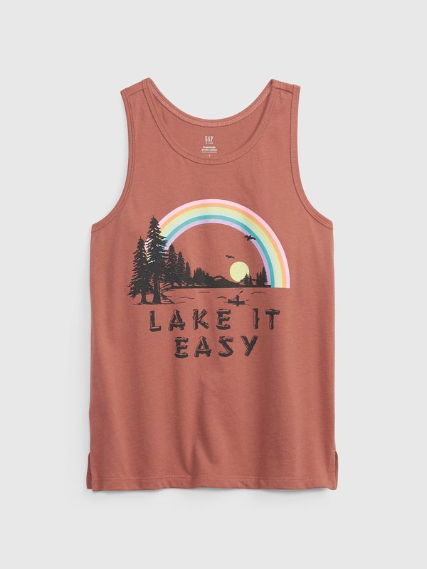 GAP GAP Children's tank top organic rainbow - Girls