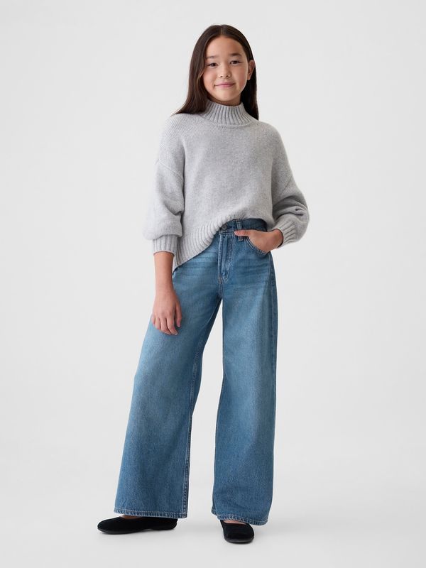 GAP GAP Children's wide baggy jeans - Girls