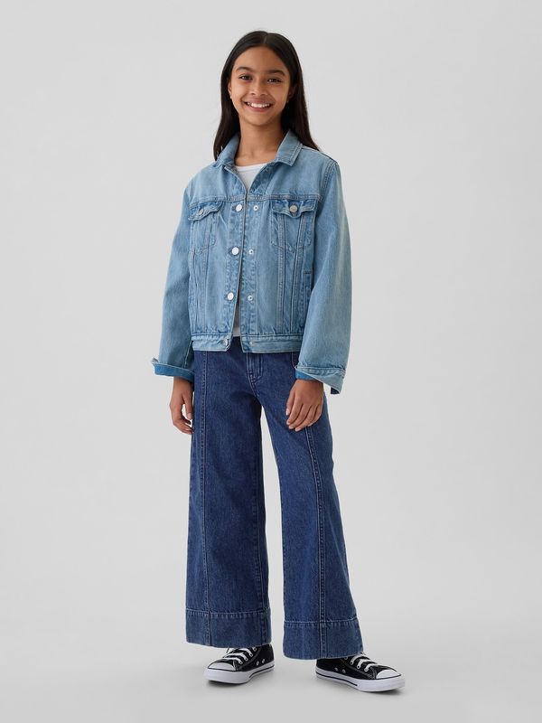 GAP GAP Children's wide jeans High Rise Stride - Girls