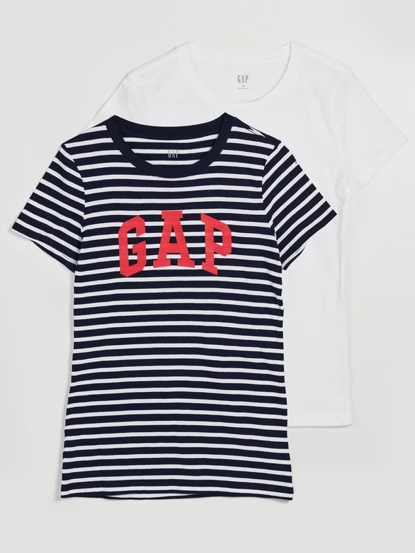 GAP GAP Cotton T-shirts with logo, 2pcs - Women