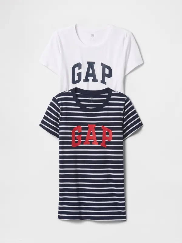 GAP GAP Cotton T-shirts with logo , 2pcs - Women's