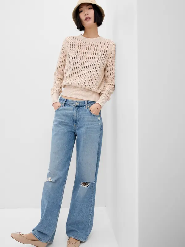 GAP GAP Crochet Sweater - Ladies