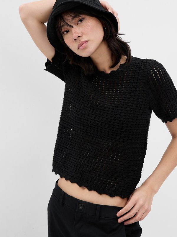 GAP GAP Crochet Sweater Short Sleeve - Women