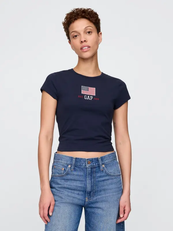 GAP GAP Crop T-shirt Americana - Women's