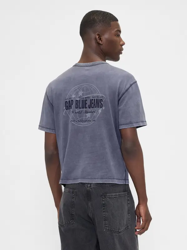 GAP GAP Crop T-Shirt Heavyweight - Men's