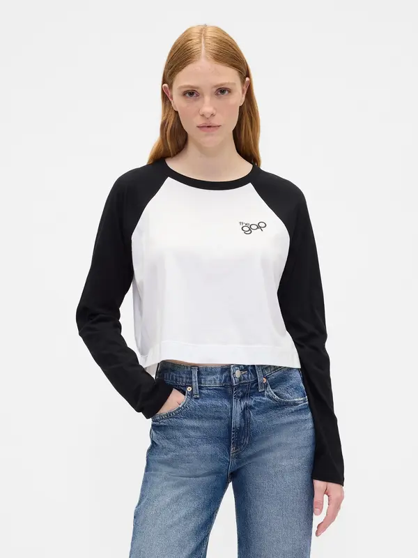 GAP GAP Crop T-shirt with logo - Women's