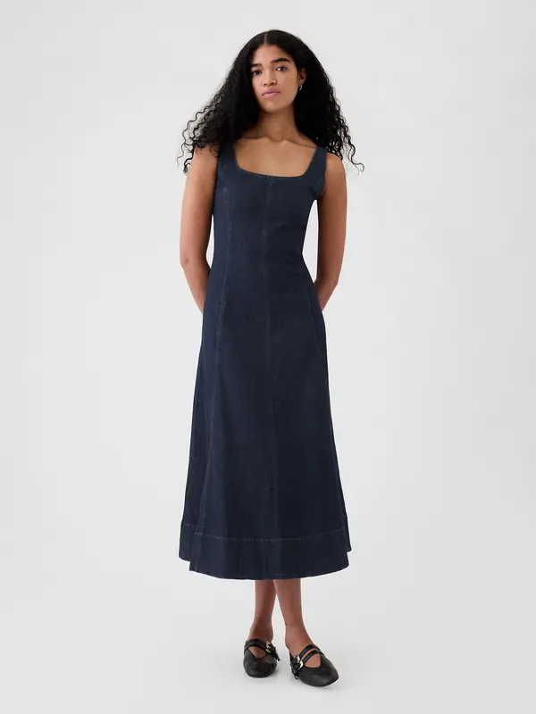 GAP GAP Denim Maxi Dress - Ladies