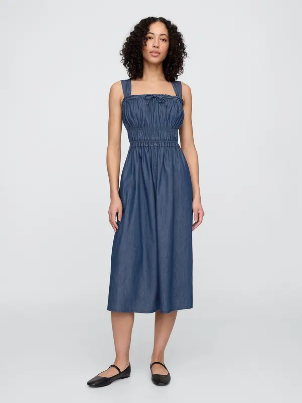GAP GAP Denim midi dress - Women's