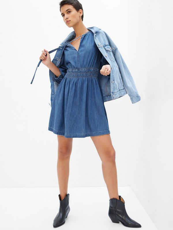 GAP GAP Denim Mini Dress organic - Women