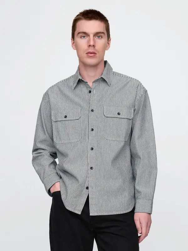 GAP GAP Denim Oversize Shirt - Mens