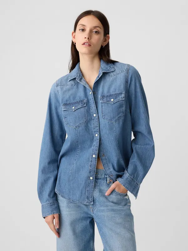 GAP GAP Denim Shirt Western - Women